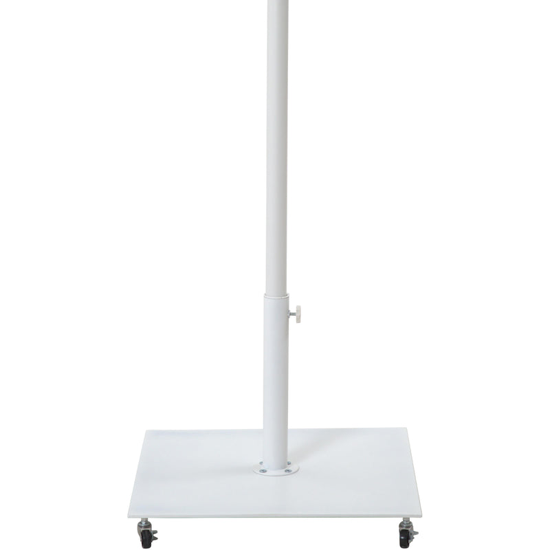 Meridian Belize Matte White Steel Patio Umbrella Base IMAGE 9