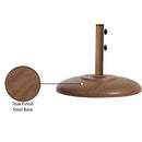 Meridian Cozumel Teak Steel Patio Umbrella Base IMAGE 11