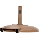 Meridian Cozumel Teak Steel Patio Umbrella Base IMAGE 7