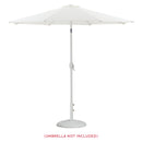 Meridian Cozumel Matte White Steel Patio Umbrella Base IMAGE 9