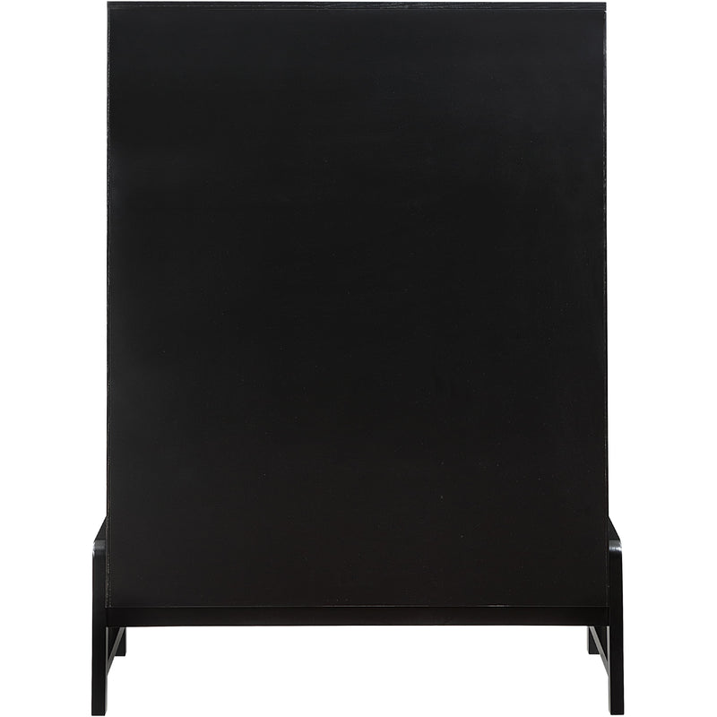 Meridian Kaya Black Vegan Leather Chest IMAGE 6