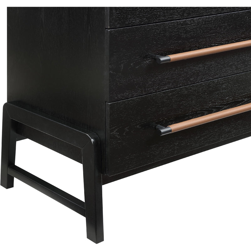 Meridian Kaya Black Vegan Leather Chest IMAGE 7