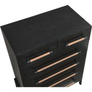 Meridian Kaya Black Vegan Leather Chest IMAGE 8