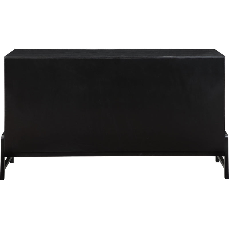 Meridian Kaya Black Vegan Leather Dresser IMAGE 6
