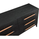 Meridian Kaya Black Vegan Leather Dresser IMAGE 8