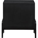 Meridian Kaya Black Vegan Leather Night Stand IMAGE 6