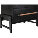 Meridian Kaya Black Vegan Leather Night Stand IMAGE 7