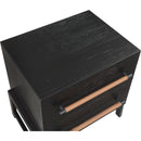 Meridian Kaya Black Vegan Leather Night Stand IMAGE 8