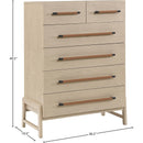 Meridian Kaya Natural Vegan Leather Chest IMAGE 10