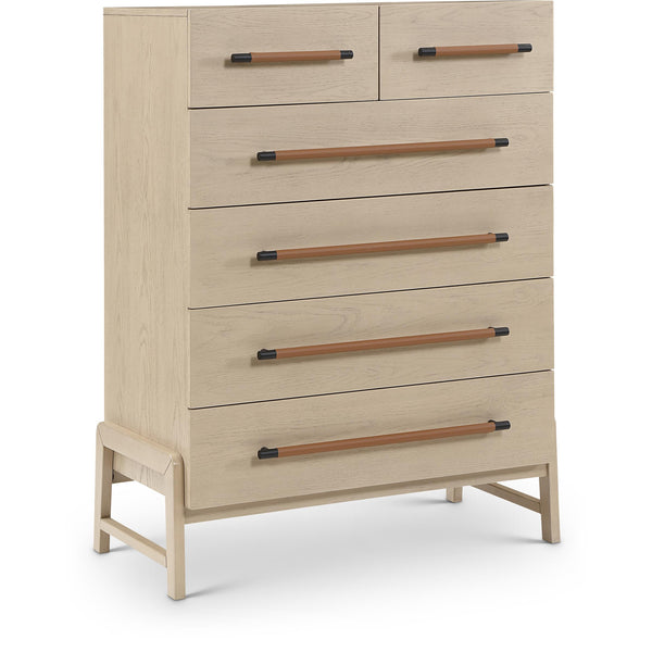 Meridian Kaya Natural Vegan Leather Chest IMAGE 1