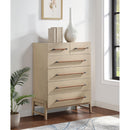 Meridian Kaya Natural Vegan Leather Chest IMAGE 2