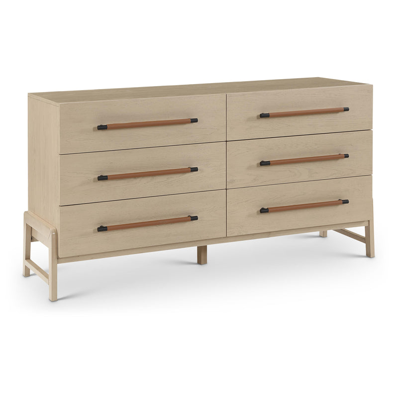 Meridian Kaya Natural Vegan Leather Dresser IMAGE 1