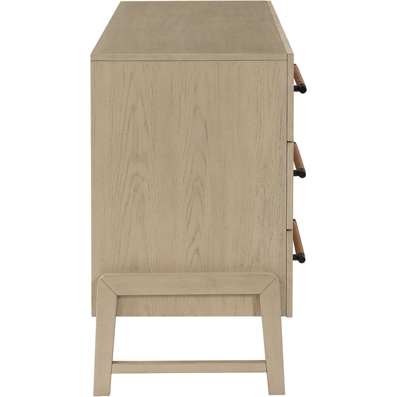 Meridian Kaya Natural Vegan Leather Dresser IMAGE 4