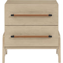 Meridian Kaya Natural Vegan Leather Night Stand IMAGE 3