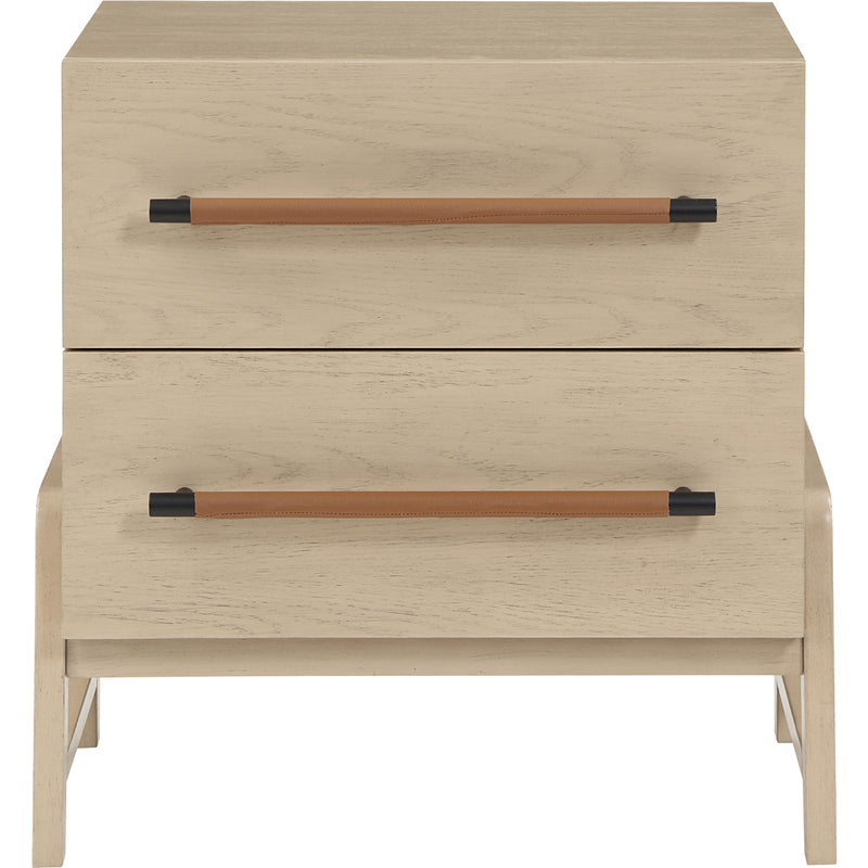 Meridian Kaya Natural Vegan Leather Night Stand IMAGE 3