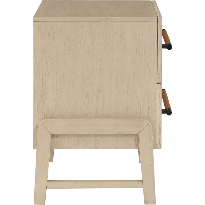 Meridian Kaya Natural Vegan Leather Night Stand IMAGE 4