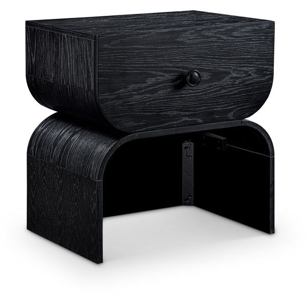 Meridian Jace Black Night Stand IMAGE 1
