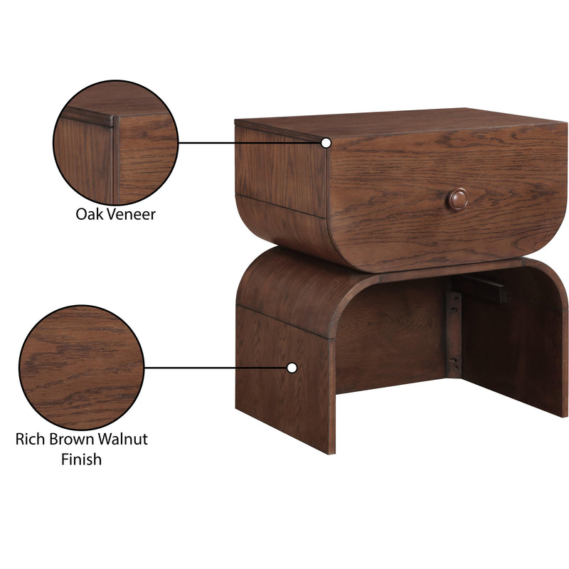 Meridian Jace Brown Night Stand IMAGE 10
