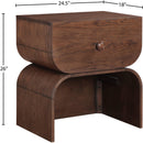 Meridian Jace Brown Night Stand IMAGE 9