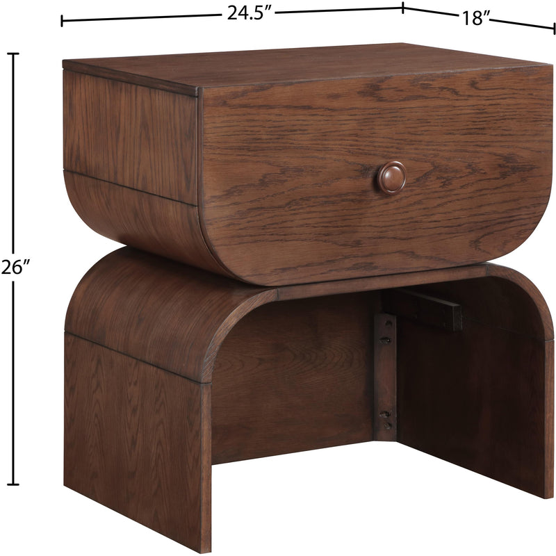 Meridian Jace Brown Night Stand IMAGE 9