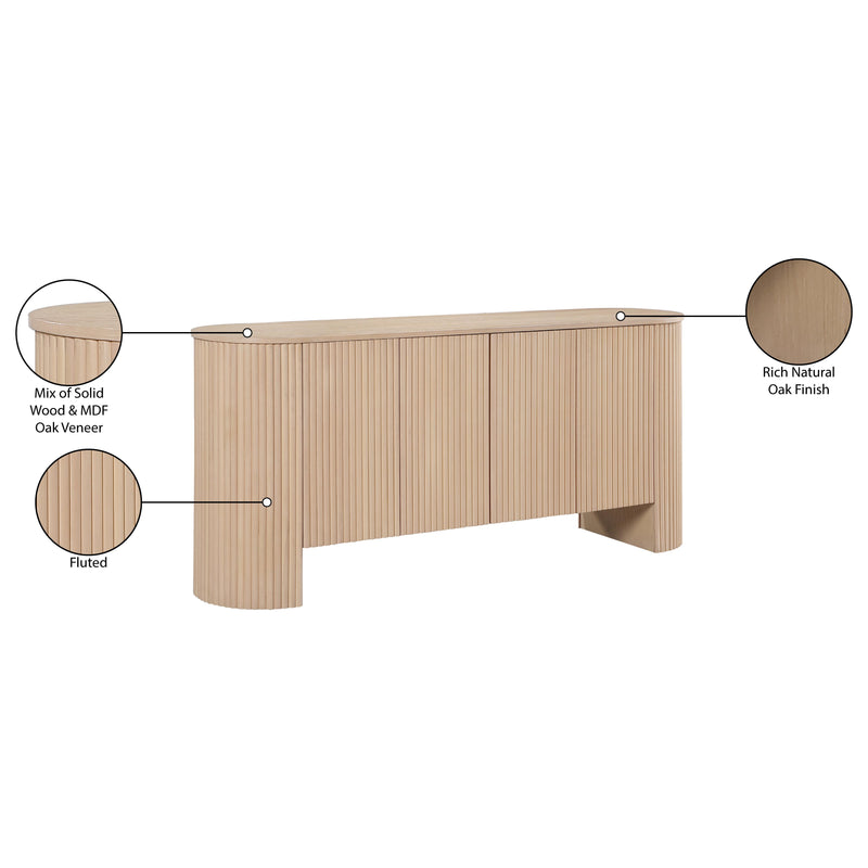 Meridian Belinda Oak Sideboard/Buffet IMAGE 11