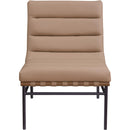 Meridian Burke Tan Vegan Leather Accent Chair IMAGE 3