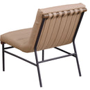 Meridian Burke Tan Vegan Leather Accent Chair IMAGE 6