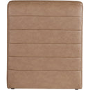 Meridian Ivy Brown Vegan Leather Accent Chair IMAGE 5