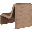 Meridian Ivy Brown Vegan Leather Accent Chair IMAGE 6