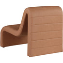 Meridian Ivy Cognac Vegan Leather Accent Chair IMAGE 6