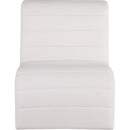 Meridian Ivy Cream Vegan Leather Accent Chair IMAGE 3