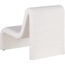 Meridian Ivy Cream Vegan Leather Accent Chair IMAGE 6