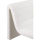 Meridian Ivy Cream Vegan Leather Accent Chair IMAGE 7