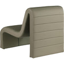 Meridian Ivy Olive Vegan Leather Accent Chair IMAGE 6