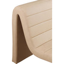 Meridian Ivy Tan Vegan Leather Accent Chair IMAGE 7