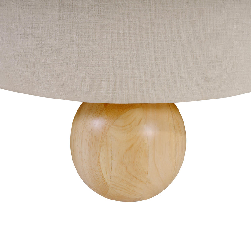 Meridian Daphne Beige Chenille Fabric Sofa IMAGE 10