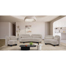 Meridian Daphne Beige Chenille Fabric Sofa IMAGE 16