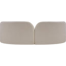 Meridian Daphne Beige Chenille Fabric Sofa IMAGE 7