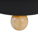 Meridian Daphne Black Chenille Fabric Chair IMAGE 10