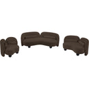 Meridian Daphne Brown Chenille Fabric Sofa IMAGE 13