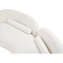 Meridian Daphne Cream Chenille Fabric Sofa IMAGE 17