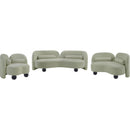 Meridian Daphne Mint Chenille Fabric Chair IMAGE 18