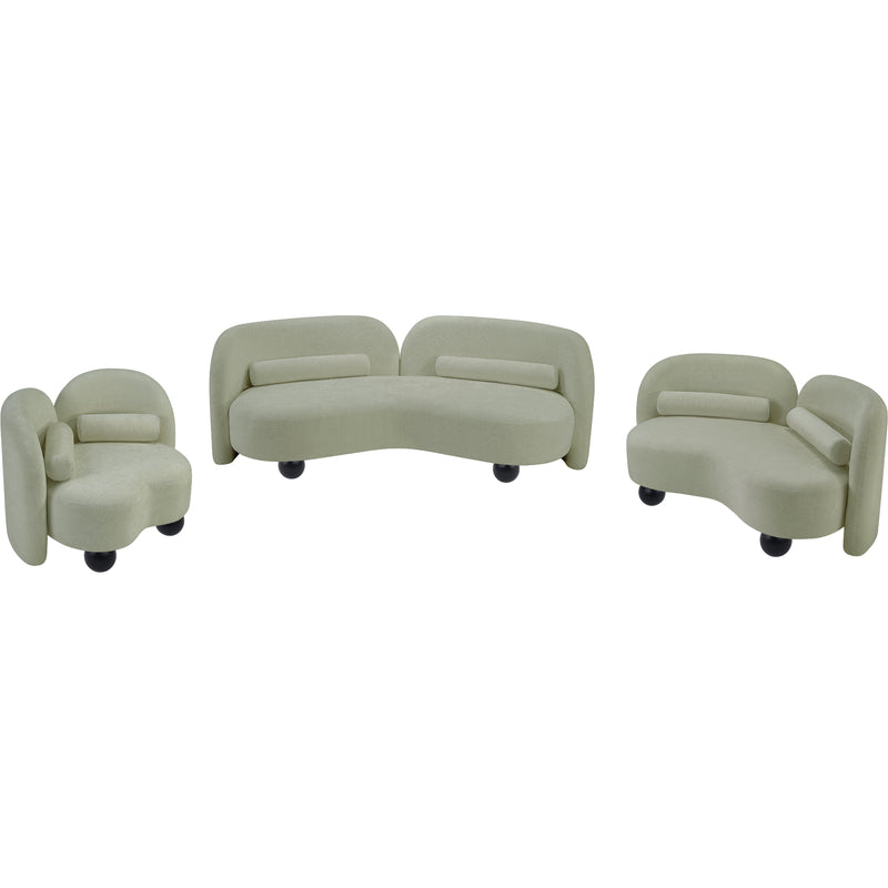 Meridian Daphne Mint Chenille Fabric Chair IMAGE 20