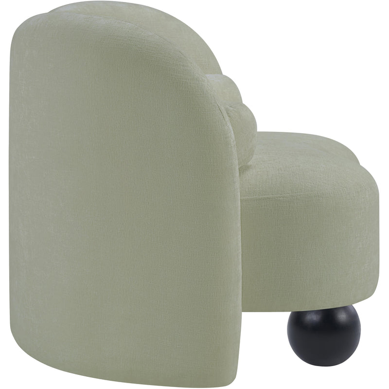 Meridian Daphne Mint Chenille Fabric Chair IMAGE 6