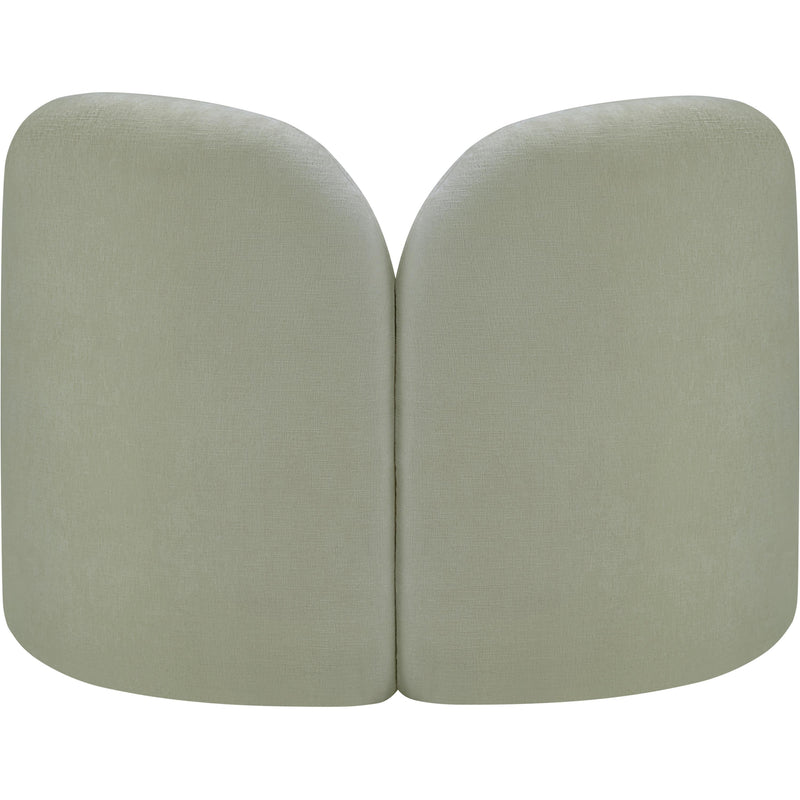 Meridian Daphne Mint Chenille Fabric Chair IMAGE 7
