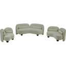 Meridian Daphne Mint Chenille Fabric Sofa IMAGE 13