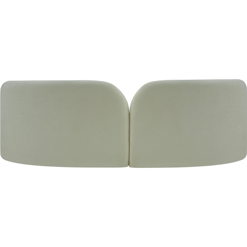 Meridian Daphne Mint Chenille Fabric Sofa IMAGE 7