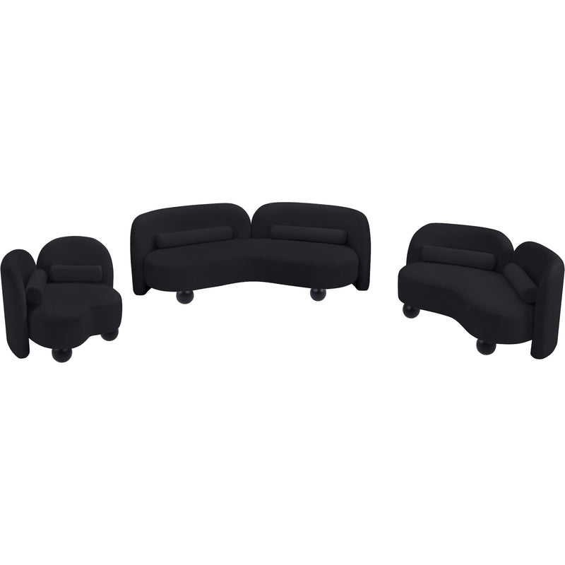 Meridian Daphne Black Velvet Chair IMAGE 13