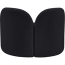 Meridian Daphne Black Velvet Chair IMAGE 7