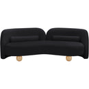 Meridian Daphne Black Velvet Sofa IMAGE 5